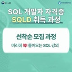 SQL 개발자 자격증(SQLD)취득 과정 | 공모전 대외활동-링커리어