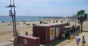 Mar Bella beach - Diagonal Mar, 바르셀로나, 스페인 | Sygic Travel Mar Bella beach - Diagonal Mar, 바르셀로나, 스페인