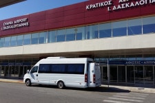 2023 Chania Airport to Kalives transfer 15pers-Wheechair,Scooter,Stroller Accessible