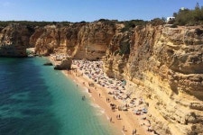 2023 Benagil cavess kayak tour - departure from Marinha beach