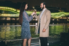 2023 Paris Seine River Dinner Cruise with Rooftop and Live Singer