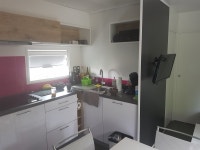 Nice mobil home but camping is not 5 star level.... - Review of Les Mediterranees - Camping Beach Garden, Marseillan Plage... 