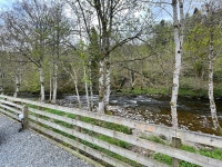 Lovely view of river,nice site within walking distance of Dunkeld - Review of Invermill Farm Caravan Park, Dunkeld, Scotland... 