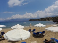 Beach and restaurant are just perfect - Review of Faedra Beach Hotel, Agios Nikolaos, Greece - Tripadvisor