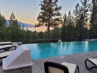 Beautiful pool and view - Review of Bigfork Mountain Lake Lodge, Bigfork, MT - Tripadvisor