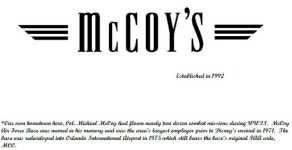 Logo & Story - McCoys Bar & Grill, 올랜도 사진 - 트립어드바이저  Logo & Story  - McCoys Bar & Grill, 올랜도 사진... 