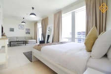  Downtown Burj Views West Studio L2-47 Has Internet Access and Cable/satellite TV - UPDATED 2018 - TripAdvisor - Dubai Vacation... 