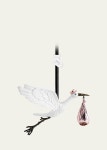 Michael Aram Pink Stork Ornament - Bergdorf Goodman Michael Aram Pink Stork Ornament