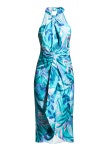 Camilla Memories of a Garden Tie-Front Long Silk Dress - Bergdorf Goodman