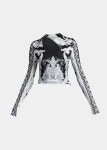 Chopova Lowena Bear-Print Slim Jersey Top - Bergdorf Goodman