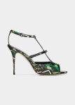 Manolo Blahnik Snakeskin Peep-Toe Stiletto Sandals - Bergdorf Goodman Manolo Blahnik Snakeskin Peep-Toe Stiletto Sandals