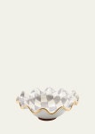 MacKenzie-Childs Sterling Check Medium Fluted Serving Bowl - Bergdorf Goodman MacKenzie-Childs Sterling Check Medium Fluted... 