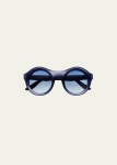LAPIMA Elis Atlantic Ocean Round Acetate Sunglasses - Bergdorf Goodman LAPIMA Elis Atlantic Ocean Round Acetate Sunglasses