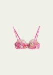 Lise Charmel Floral-Print Embroidered Demi Bra - Bergdorf Goodman Lise Charmel Floral-Print Embroidered Demi Bra