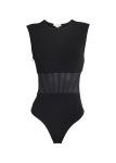 Victoria Beckham Open Back V-Neck Bodysuit - Bergdorf Goodman