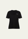 Off-White Bling Stars Arrow Casual Tee - Bergdorf Goodman Off-White Bling Stars Arrow Casual Tee
