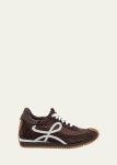 Loewe Flow Suede Retro Runner Sneakers - Bergdorf Goodman Loewe Flow Suede Retro Runner Sneakers