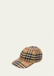 Burberry Mens Vintage Check Cotton Baseball Cap - Bergdorf Goodman Burberry Mens Vintage Check Cotton Baseball Cap