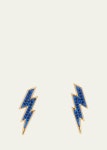 FARAONE MENNELLA by R.F.M.A.S. 18k Yellow Gold Small Blue Sapphire Fulmini Earrings - Bergdorf Goodman FARAONE MENNELLA by R.F.M.... 