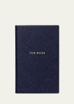 Smythson The Boss Cross-Grain Leather Notebook - Bergdorf Goodman Smythson The Boss Cross-Grain Leather Notebook
