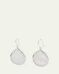 Charlotte Chesnais Wave Swing Huggie Earrings with Dalmation Stone Drop - Bergdorf Goodman