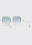 Dior Oversized Square Metal Sunglasses - Bergdorf Goodman Dior Oversized Square Metal Sunglasses