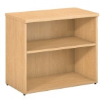 Customer Favorite Series C Elite 66H Bookcase Storage Wall in Hansen Cherry - Engineered Wood | AccuWeather Shop BBF Series C... 