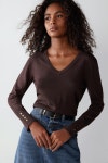 Jumpers & Cardigans | V Neck Knitted Jumper | Warehouse