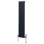 Central Heating Systems & Accessories | Traditional 2 Column Radiator - 1800 x 292 mm - Anthracite | Monstershop