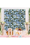 Party Decorations | Artificial Rose Flower Wall Panel Fake Bouquet Wedding Party Backdrop Home Decor | Living and Home