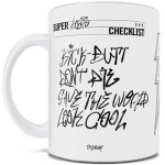 Shazam! The Fury Of The Gods Superhero Checklist Ceramic Mug
