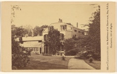Farringford, The Residence of A. Tennyson, Esq. D.C.L., Freshwater, Isle of Wight. (Getty Museum)