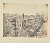 Trestle Bridge across Bull Run | Museum Collection | Getty Trestle Bridge across Bull Run (Getty Museum)