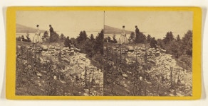 View from Parapet of Old Fort George. [Lake George, N.Y.] (Getty Museum)