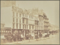 [Rue Royale Facing the Place de la Concorde] (Getty Museum)
