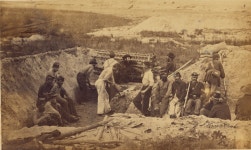 President Lincoln on Battle-Field of Antietam (Getty Museum)