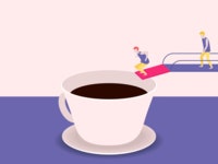 Coffee Jumping GIF by Nikolay Ivanov - Find & Share on GIPHY