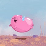 Happy When Pigs Fly GIF by Lisa Vertudaches - Find & Share on GIPHY