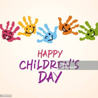 어린이날 핸드프린트 어린이날에 대한 스톡 벡터 아트 및 기타 이미지 - 어린이날, 어린이의 권리, 축하 - iStock Celebrate...