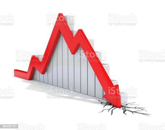 레드 3d 화살표 무너짐 그래프에 대한 스톡 사진 및 기타 이미지 - 그래프, 3차원 형태, Stock Market Crash - iStock 3d...
