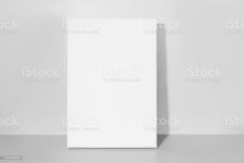 빈 세로 캔버스입니다 포스터에 대한 스톡 사진 및 기타 이미지 - iStock Mock up poster. Gray wall and floor on background.