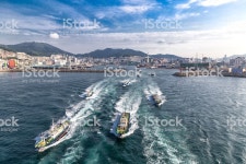 Vd707 출발 0명에 대한 스톡 사진 및 기타 이미지 | iStock 항구에서 배들이 줄을 맞추어 출항하는 과정이 이채롭습니다.