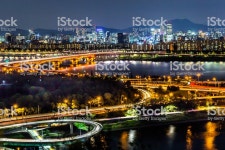 Vdcm002 서울 야경 서울에 대한 스톡 사진 및 기타 이미지 - iStock 강남을 배경으로 성수대교 건너편에서 본 서울야경
