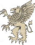 그리핀 만연 그리핀에 대한 스톡 벡터 아트 및 기타 이미지 - iStock Original Heraldry Griffin Design. Colors are easily editable.