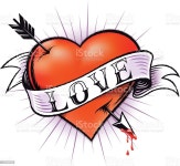 Heart Tattoo Stock Illustration - Download Image Now - iStock A classic vintage pierced heart tattoo. EPS 10 with transparencies...