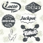 복권 2015년에 대한 스톡 벡터 아트 및 기타 이미지 - iStock Lottery and gambling money game icon set isolated vector illustration