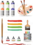 페인트 및 브러쉬는 0명에 대한 스톡 벡터 아트 및 기타 이미지 - iStock 페인트 및 브러쉬는