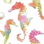 Seahorse 패턴 해마-열대어에 대한 스톡 벡터 아트 및 기타 이미지 - iStock Abstract seahorse pattern. You can repeat it as... 