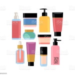 스킨 케어 코스메틱 세트 0명에 대한 스톡 벡터 아트 및 기타 이미지 - iStock Skin care cosmetics set. Vector illustration