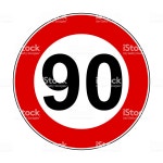 90 Km스톡 벡터의 제한 속도 표시 0명에 대한 스톡 벡터... 기타 이미지 925211672 | iStock Speed limit signs of 90 km - stock vector